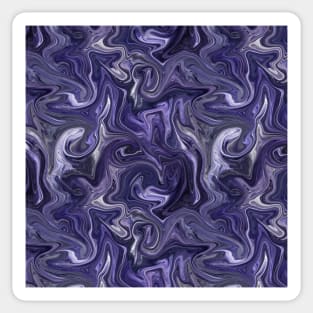 Indigo Silk Marble - Digital Liquid Paint Sticker